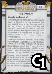 The Emperor, Malcador the Regent (c)